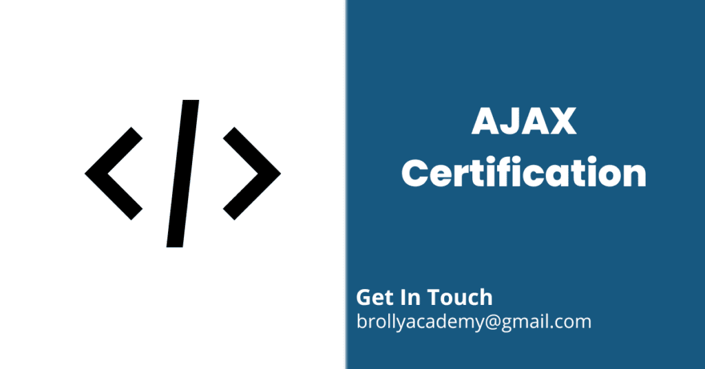 AJAX Certification