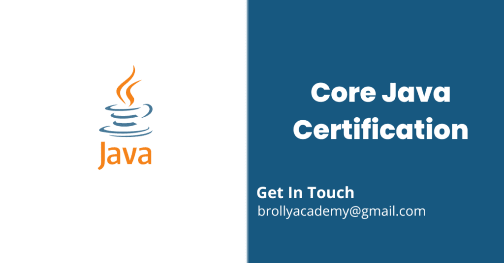Core Java Certification