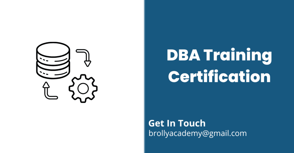 DBA Training Certification