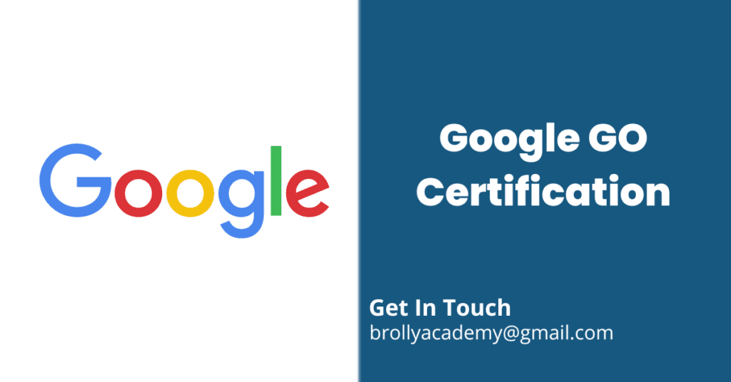 Google GO Certification