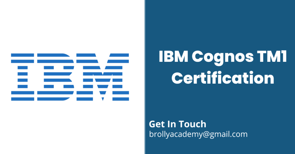 IBM Cognos TM1 Certification