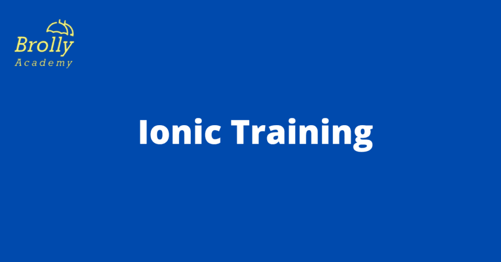 Ionic Training in Hyderabad Cover Pic