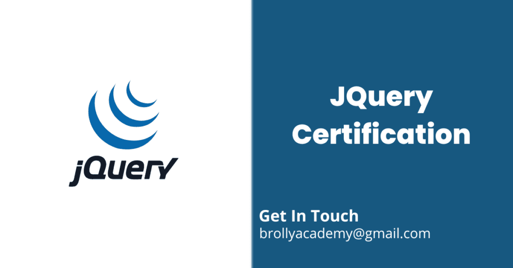 JQuery Certification
