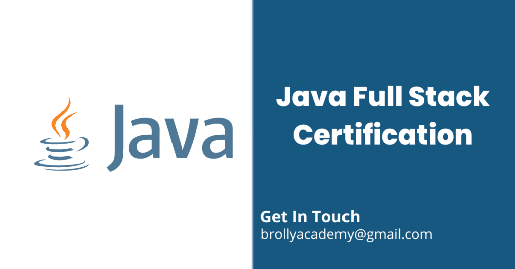 Java Full Stack Certification