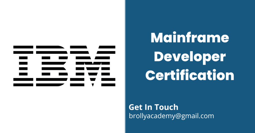 Mainframe Developer Certification