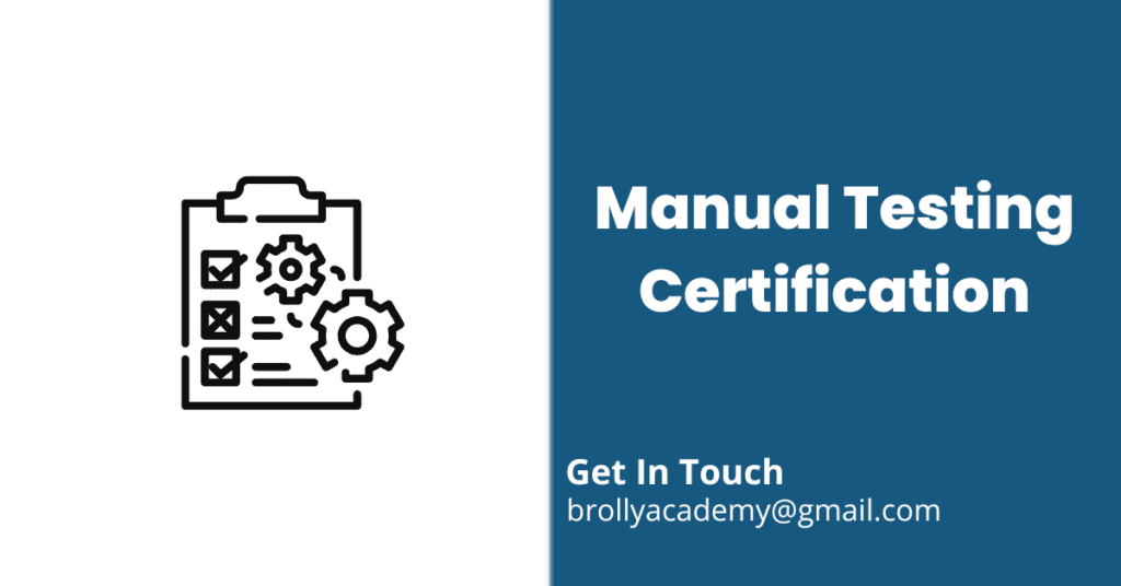 Manual Testing Certification