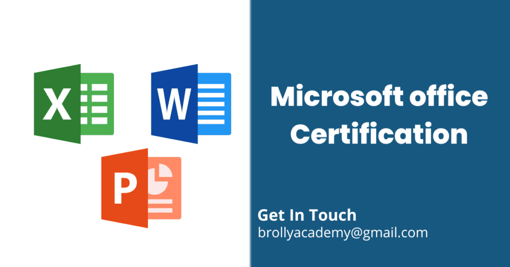 Microsoft office Certification