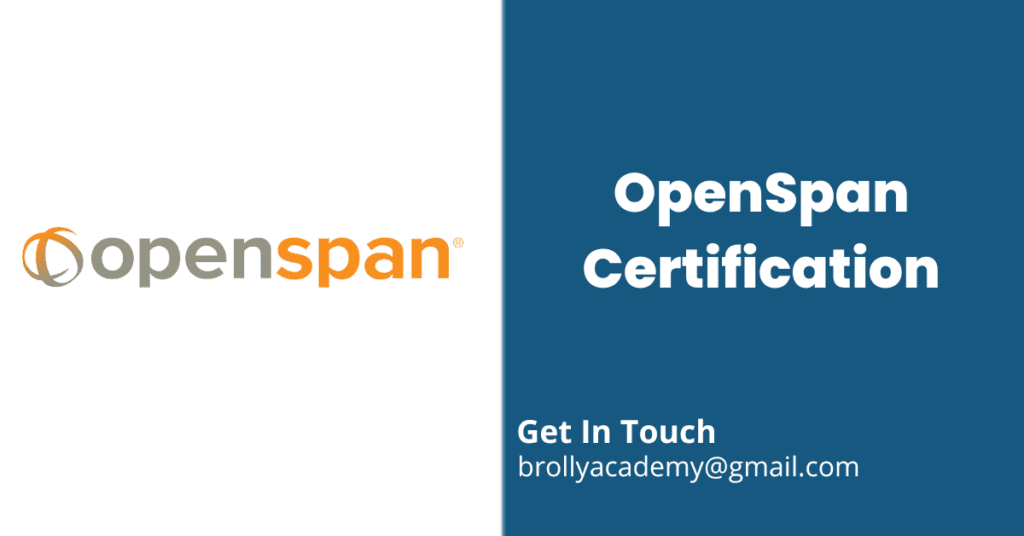 OpenSpan Certification
