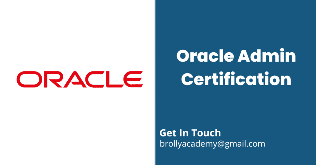 Oracle Admin Certification