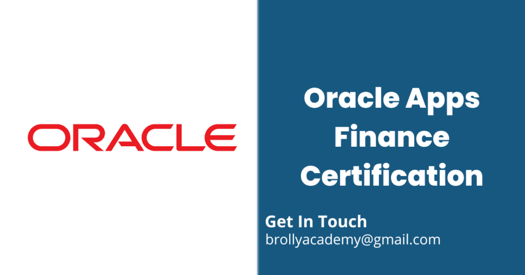 Oracle Apps Finance Certification
