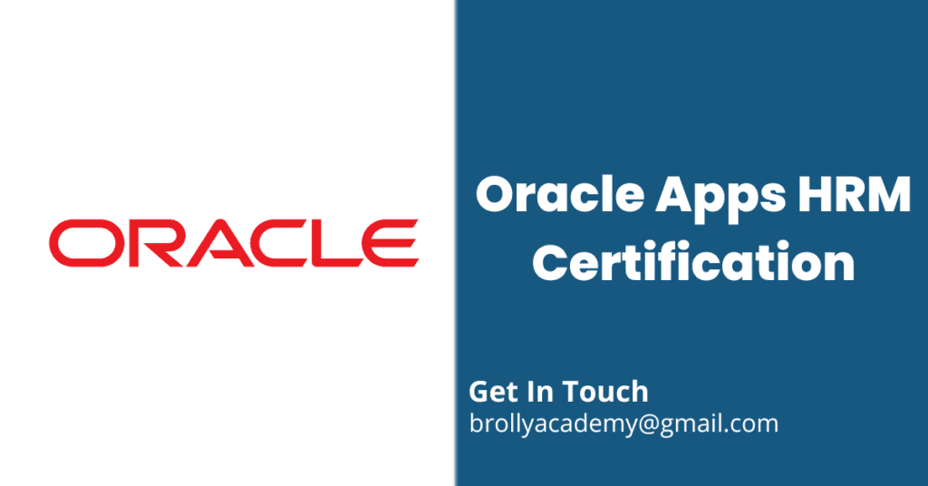 Oracle Apps HRM Certification