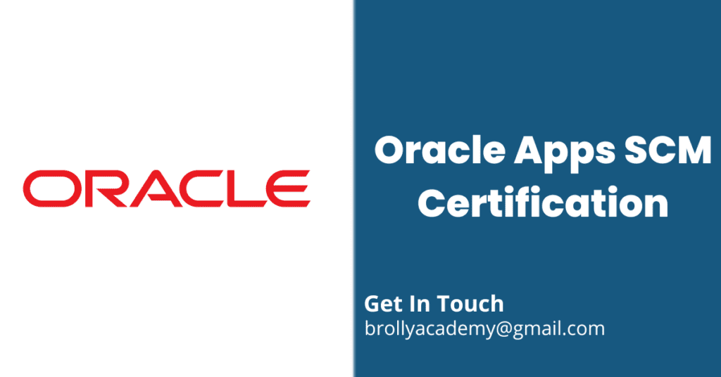 Oracle Apps SCM Certification