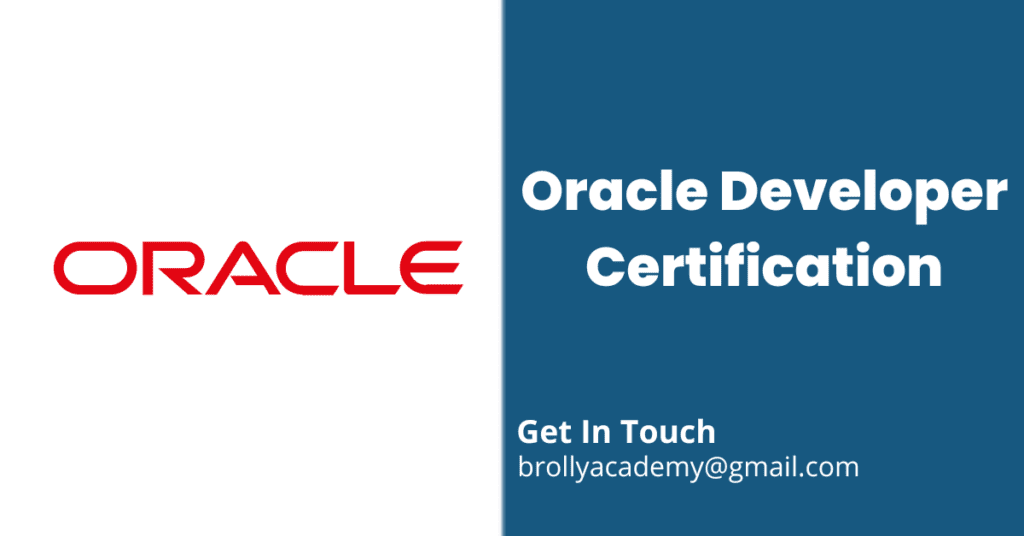 Oracle Developer Certification