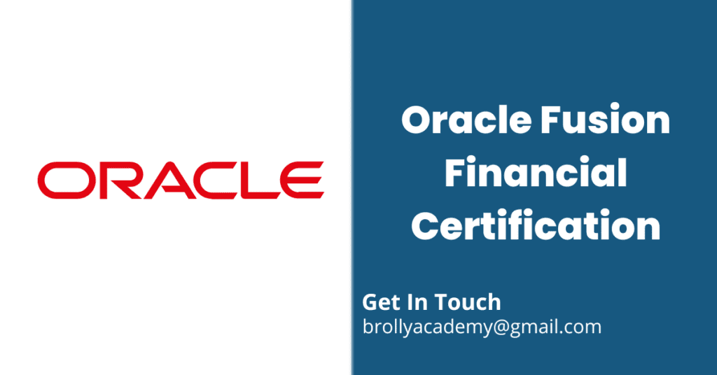 Oracle Fusion Financial Certification