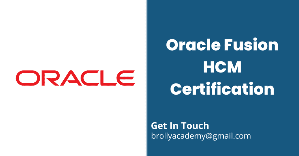 Oracle Fusion HCM Certification