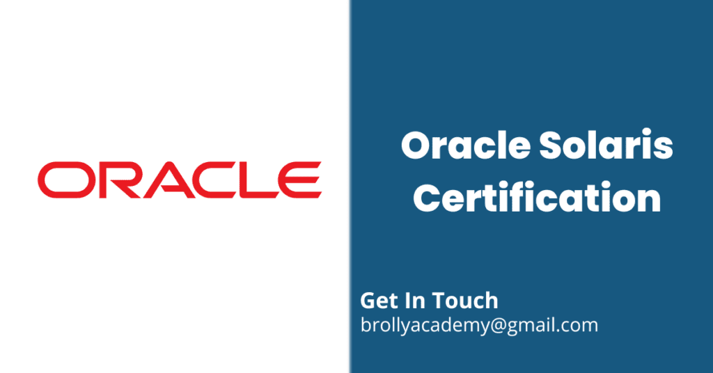 Oracle Solaris Certification