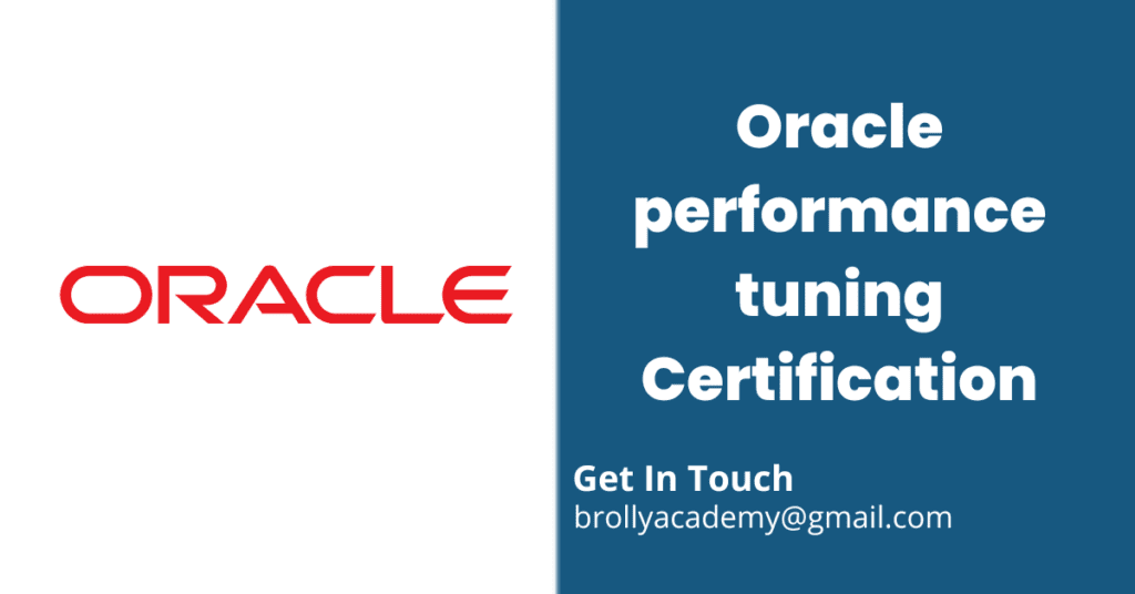 Oracle performance tuning Certification