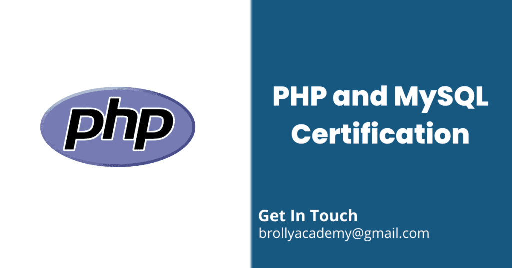 PHP and MySQL Certification