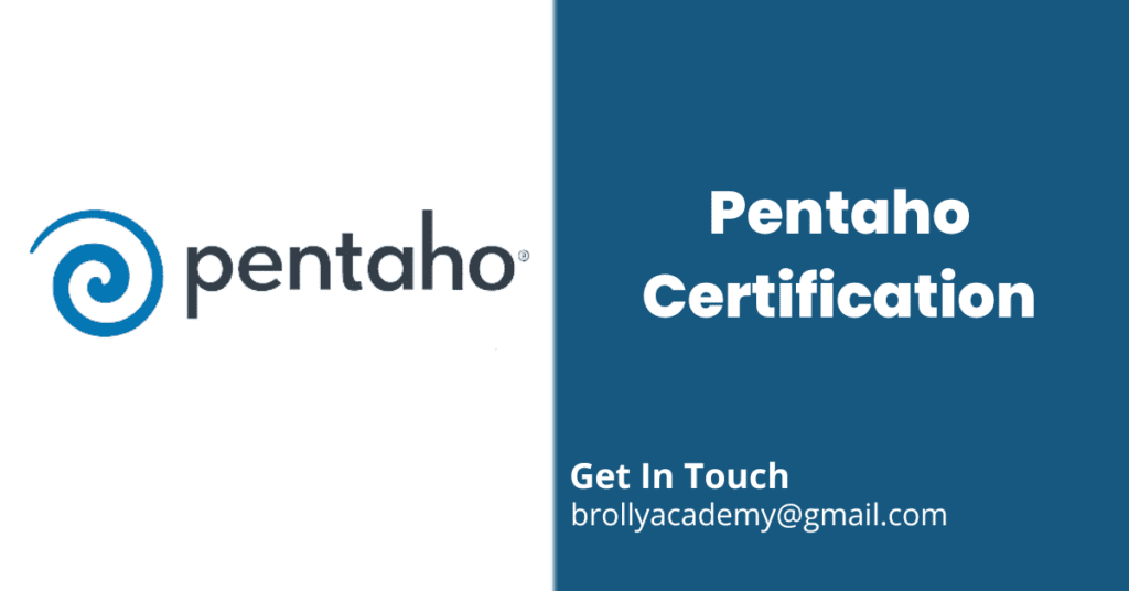 Pentaho Certification