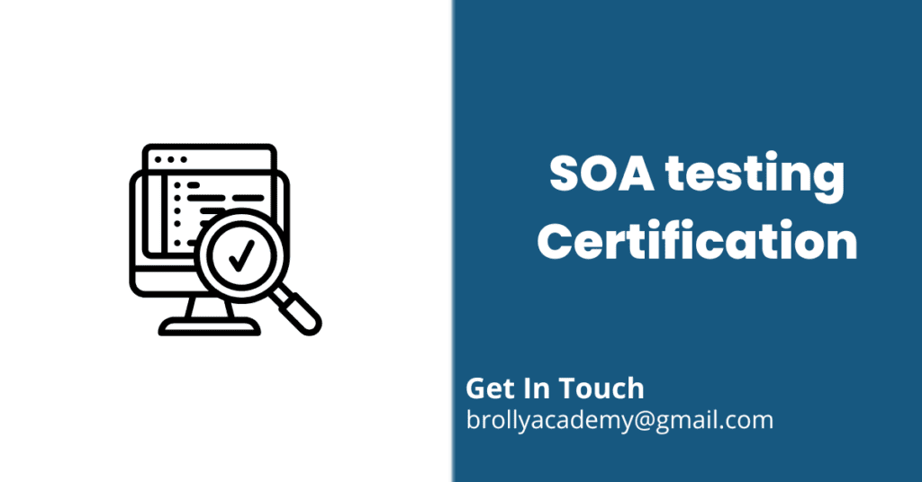 SOA testing Certification