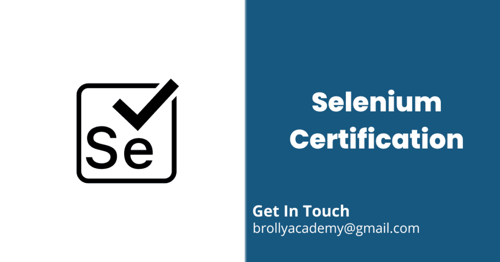 Selenium Certification