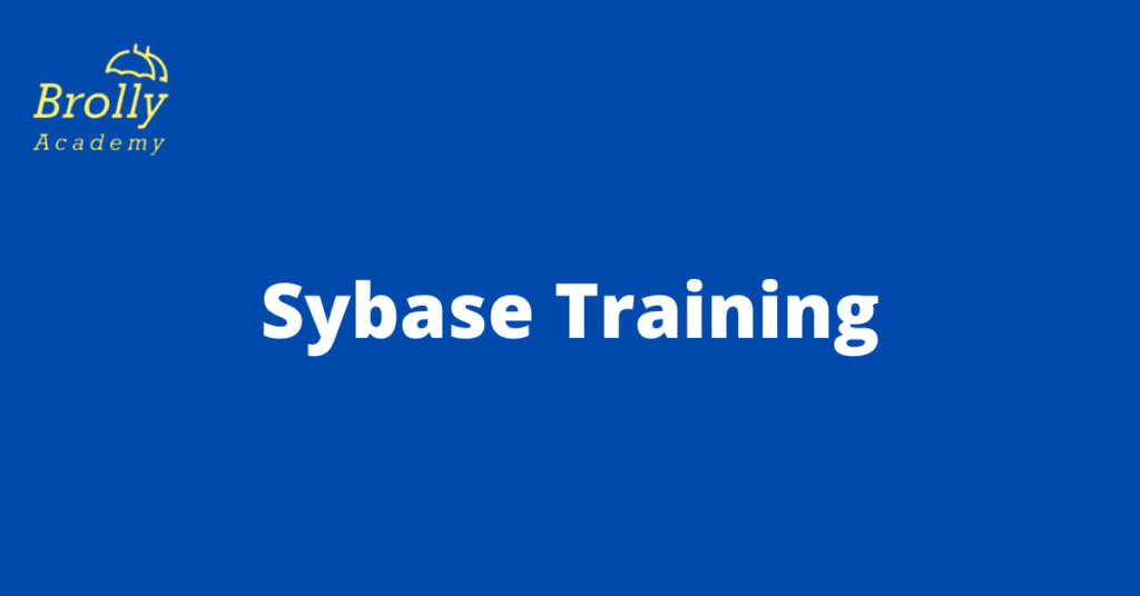 Sybase Training in Hyderabad Cover Pic