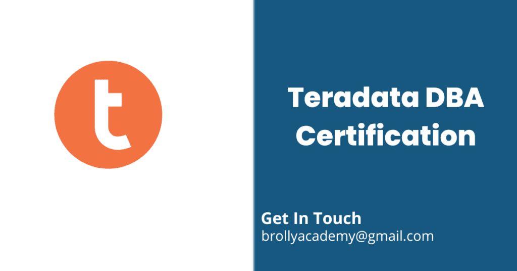 Teradata DBA Certification