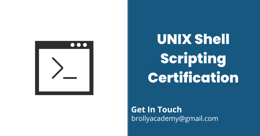 UNIX Shell Scripting Certification
