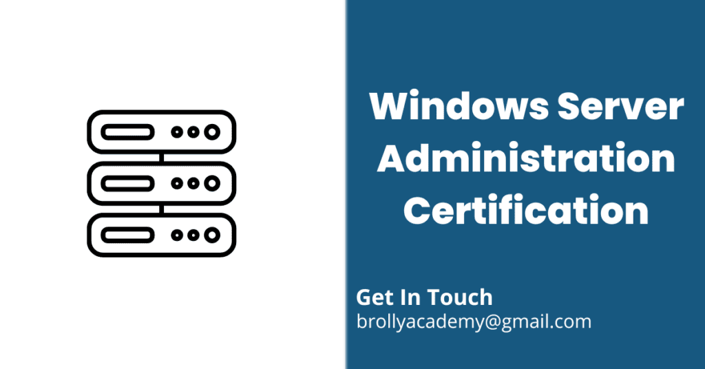 Windows server administraton certification