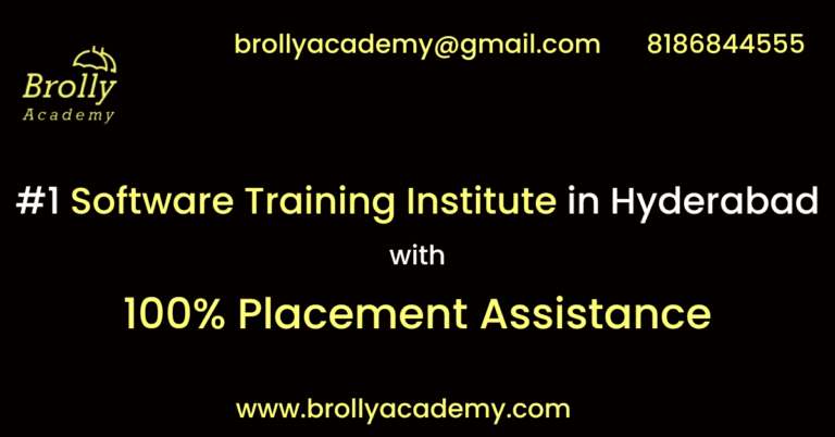 Brolly Academy Best Software Training Institute in Hyderabad