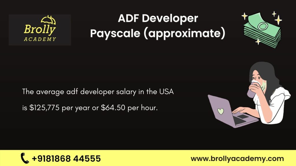 ADF Developer Approximate Payscale in US