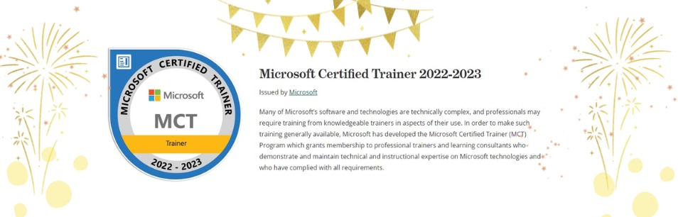 Microsoft Certified Azure Trainer