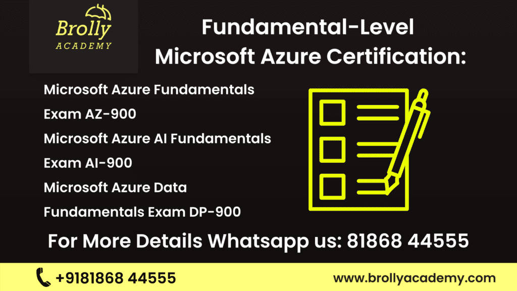 Azure DevOps Microsoft Azure Certification Fundamental Level