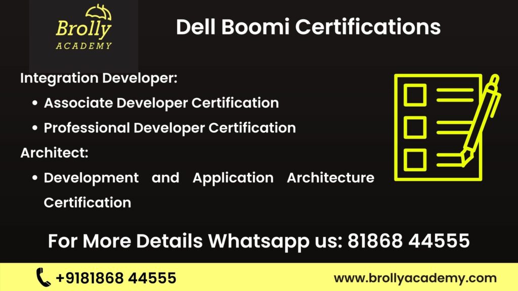 Dell Boomi Certifications 4