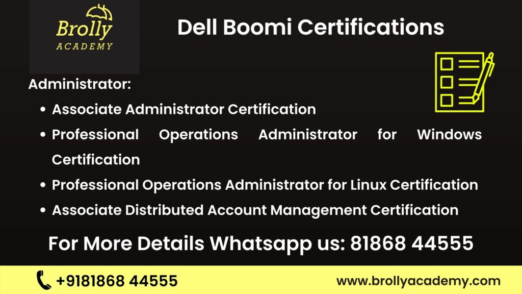 Dell Boomi Certifications 2