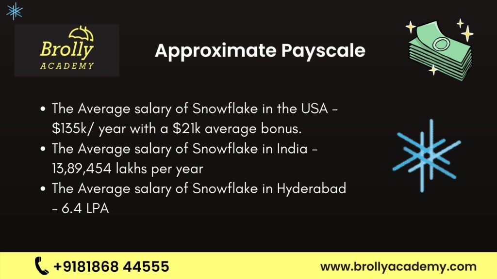 Snowflake Approximate Payscale
