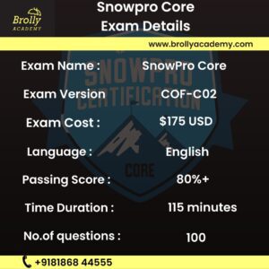 Snowflake Course in Hyderabad
