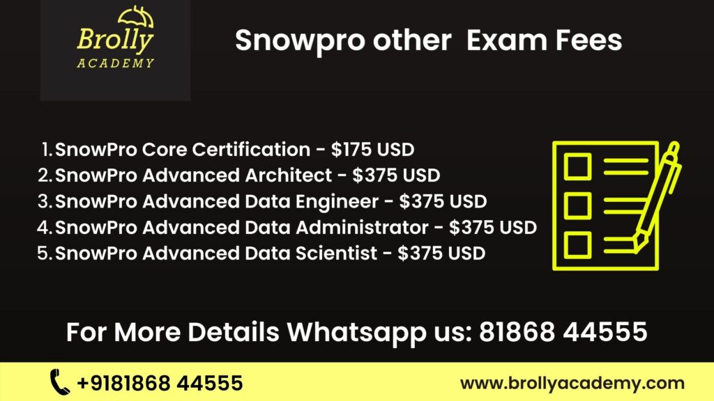 Snowpro Other Exams