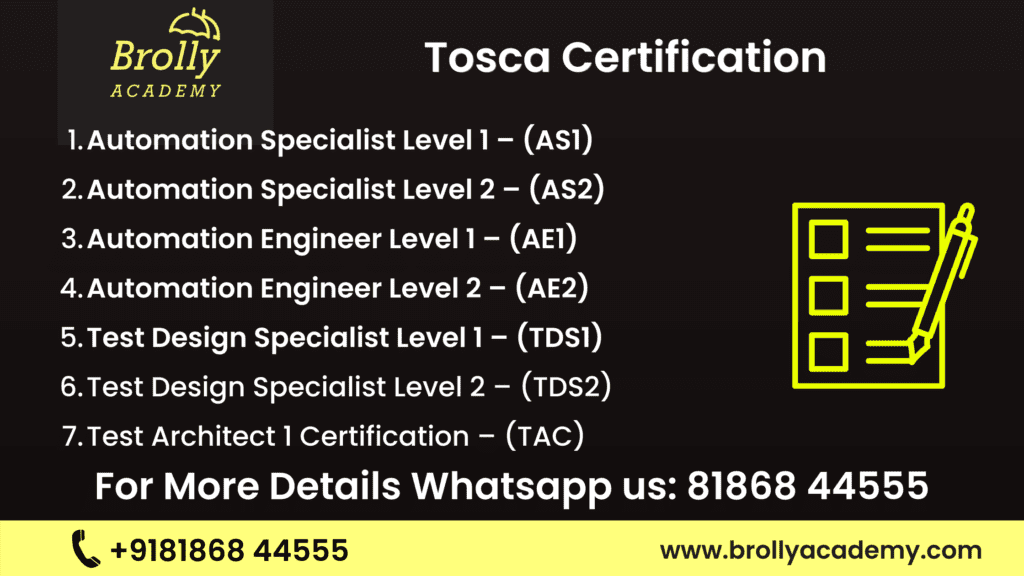 Tosca Training in Hyderabad