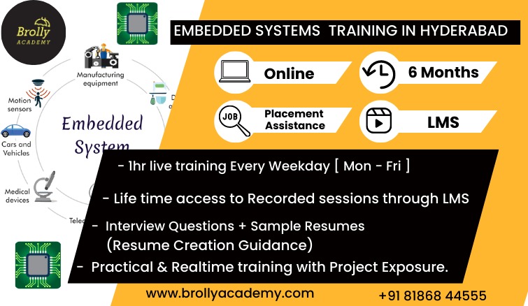 embedded systems course in Hyderabad