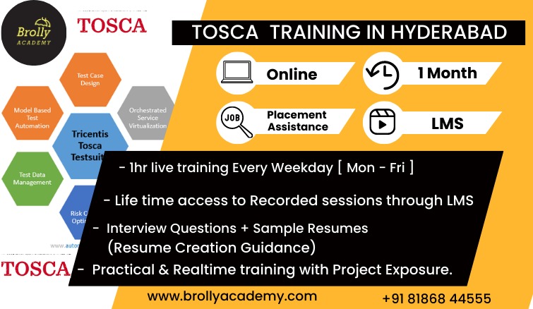 Tosca Training in Hyderabad