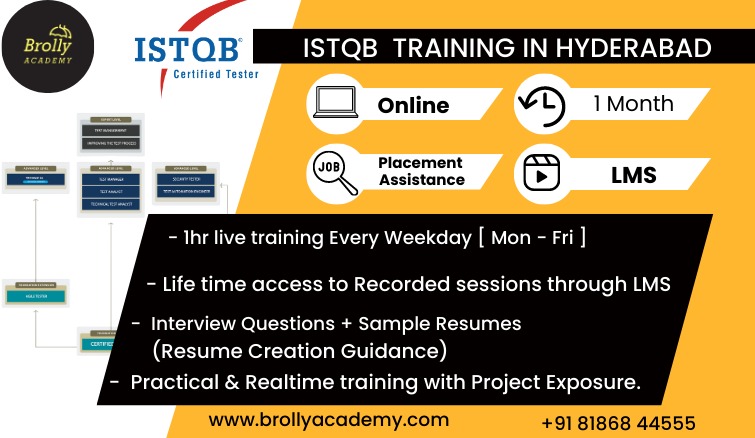 ISTQB Certification Training in Hyderabad 100% Pass best cost