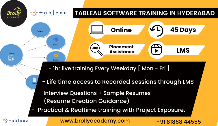 Tableau training in Hyderabad