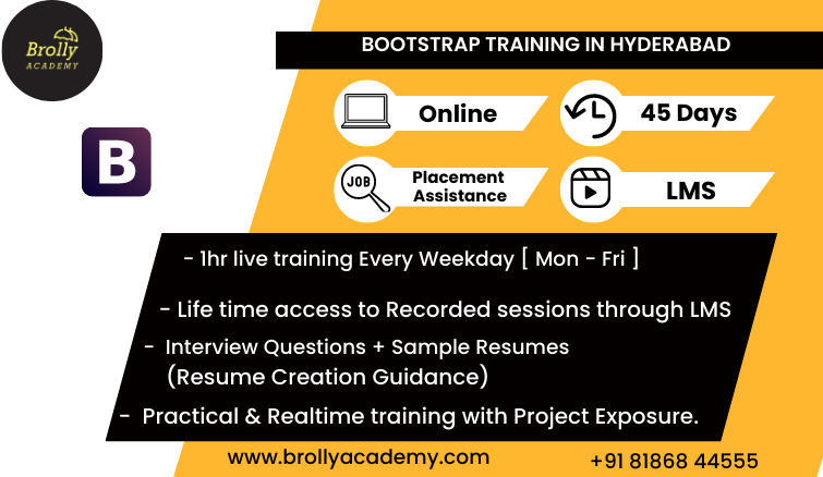 Bootstrap Training in Hyderabad