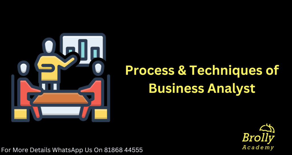 Process & Techniques of Business Analyst