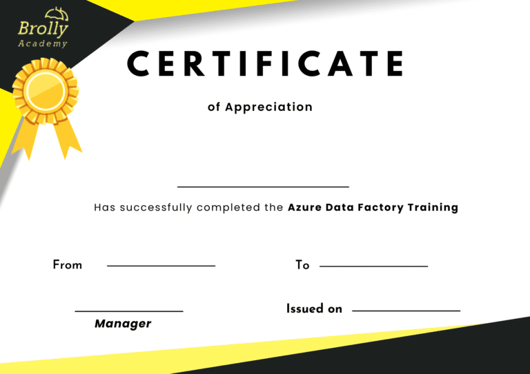 ADF Certificate