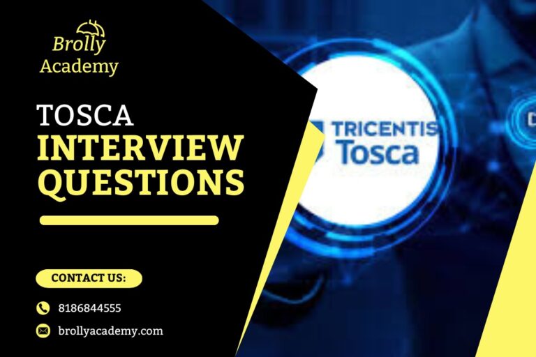 Tosca Interview Questions