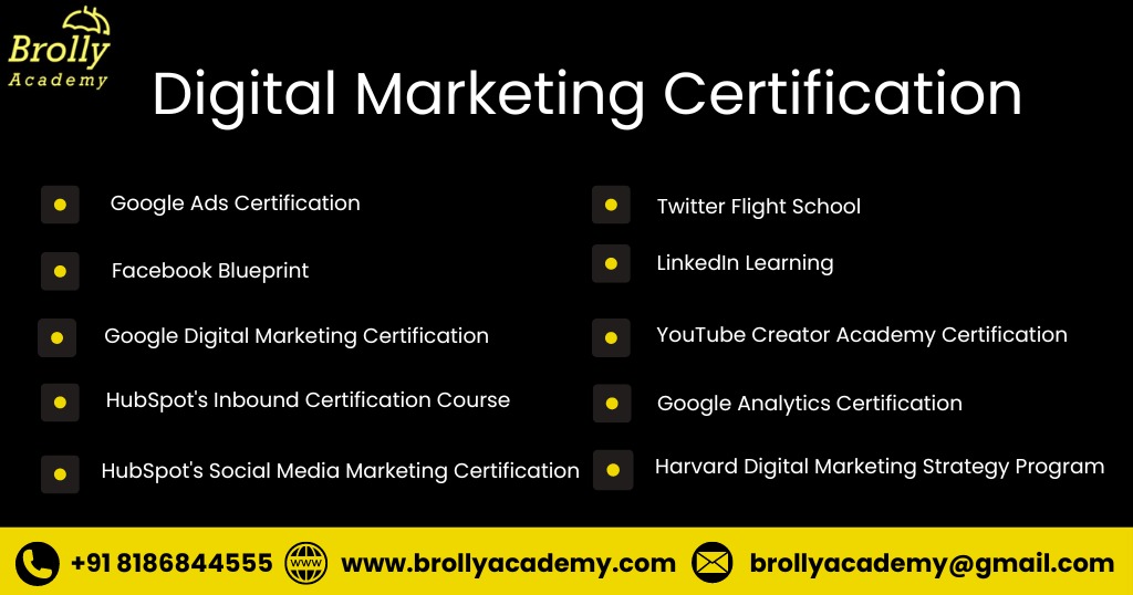 Digital Marketing Course In Hyderabad- Certification