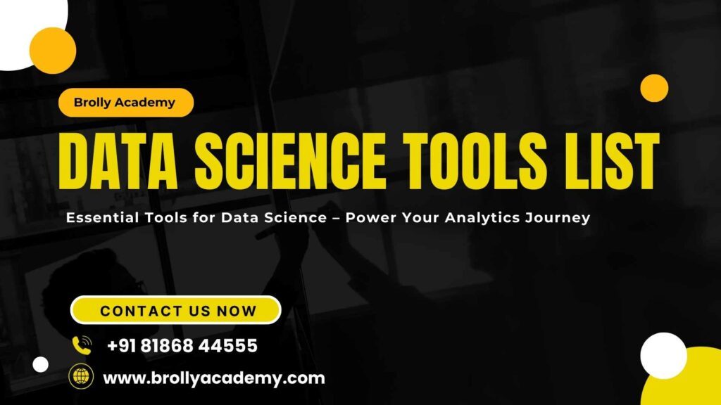 data science tools list