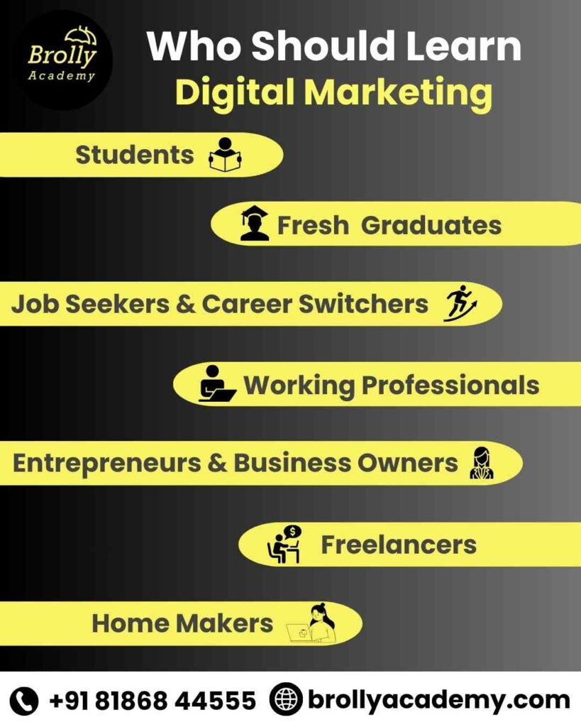 Digital Marketing Course in Hyderabad - who should learn